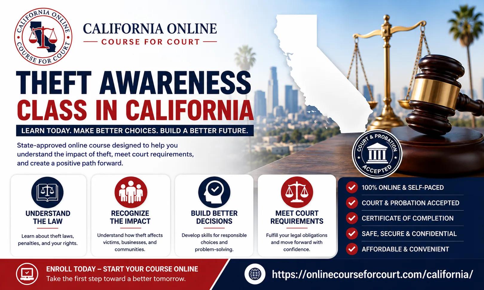 Theft Awareness Class in California: A Complete Guide to Court-Ordered Education and Prevention